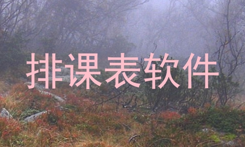 排课表软件