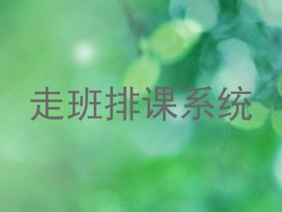 走班排课系统