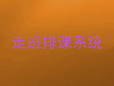 走班排课系统