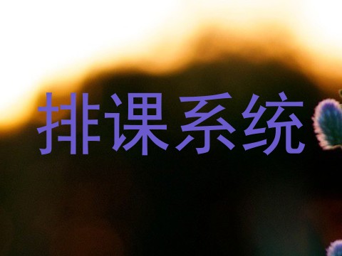 排课系统