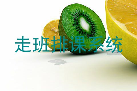走班排课系统