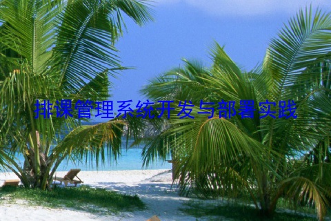 排课管理系统开发与部署实践