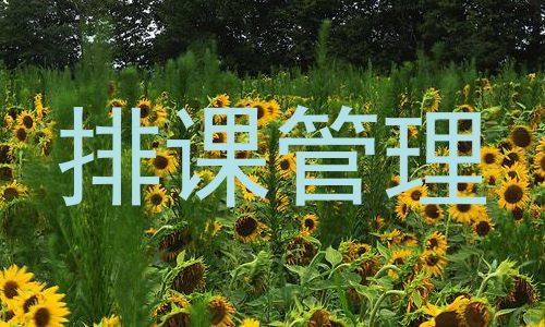 排课管理