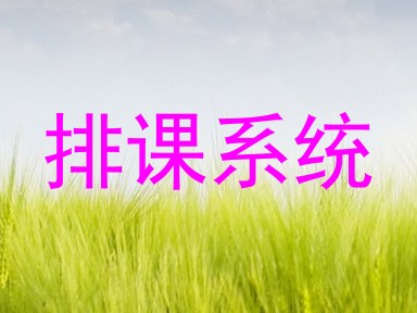 排课系统
