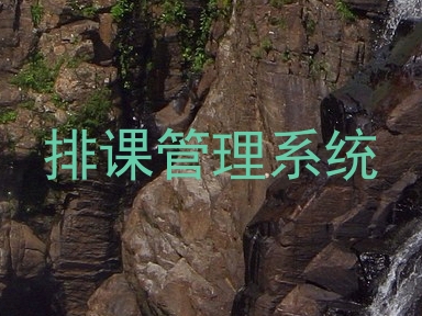 排课管理系统