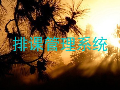 排课管理系统