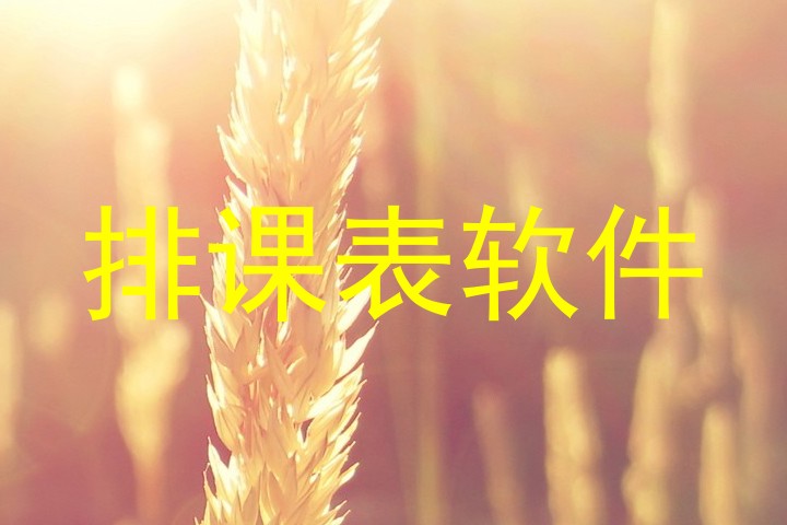 排课表软件