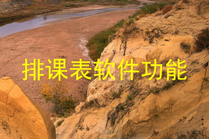 排课表软件功能