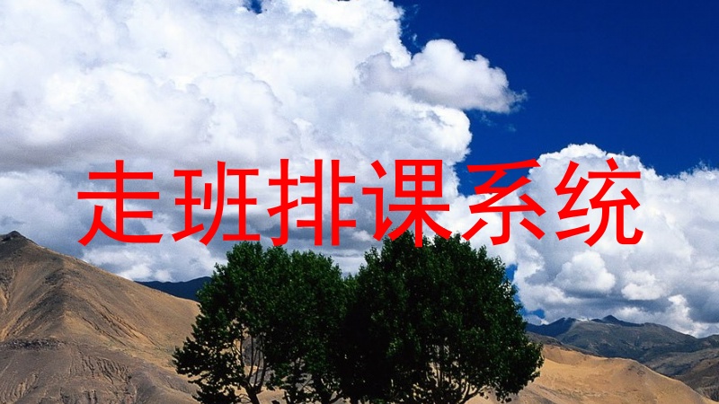 走班排课系统