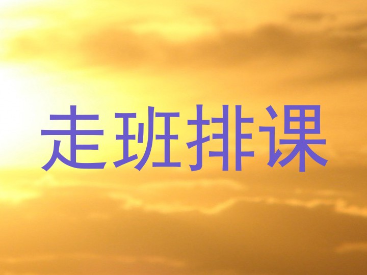 走班排课