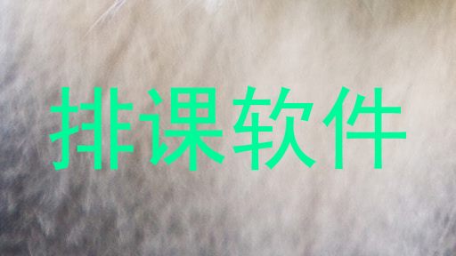排课软件