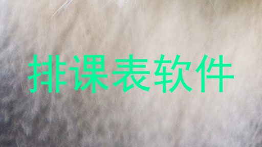 排课表软件