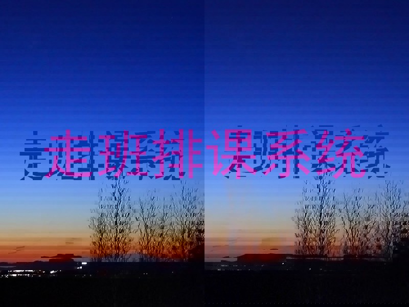 走班排课系统