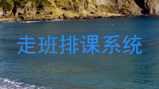 走班排课系统