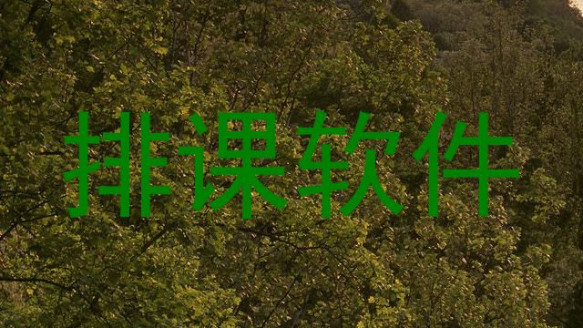 排课软件