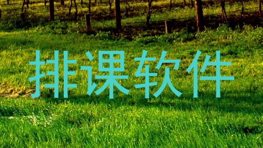 排课软件