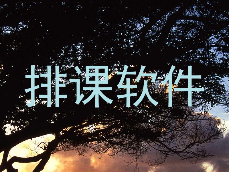 排课软件