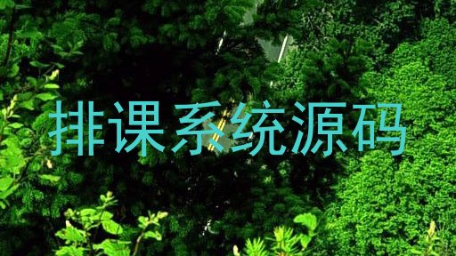 排课系统源码