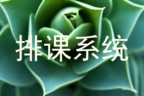 排课系统