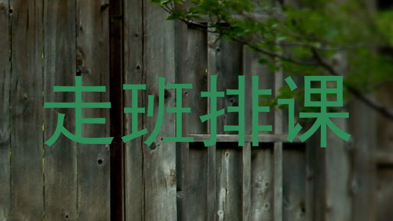 走班排课