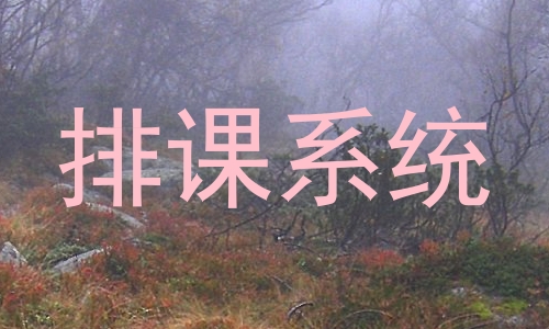排课系统