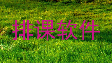 排课软件