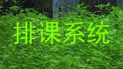 排课系统