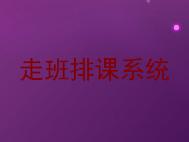 走班排课系统