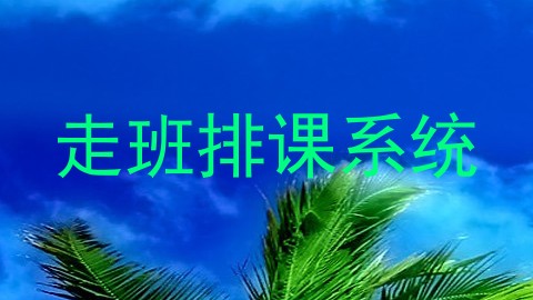 走班排课系统