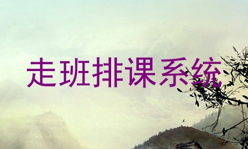 走班排课系统