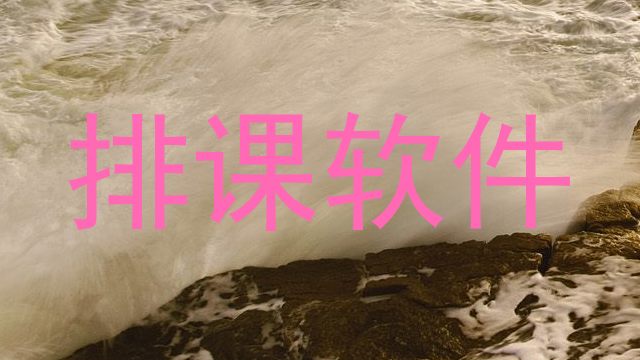排课软件