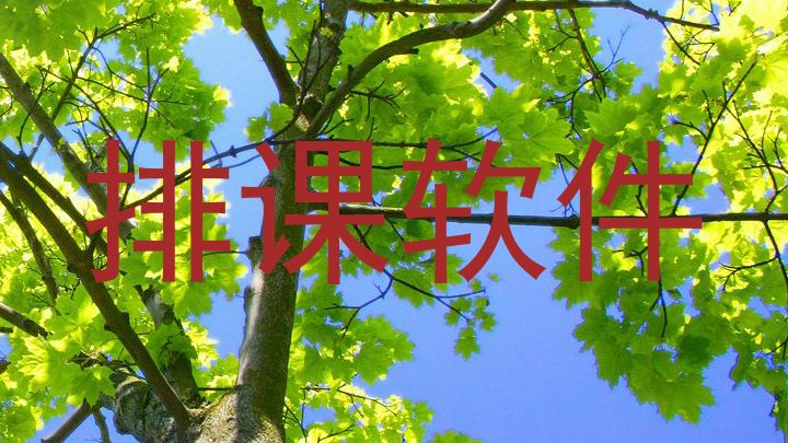排课软件