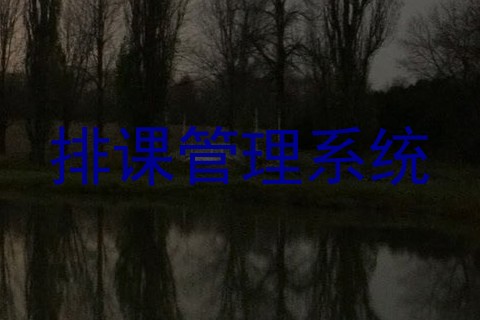排课管理系统