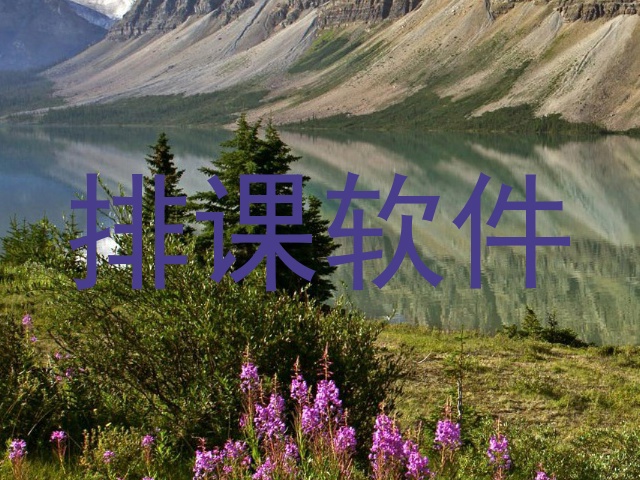 排课软件