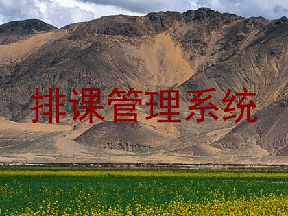 排课管理系统