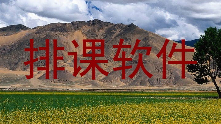 排课软件