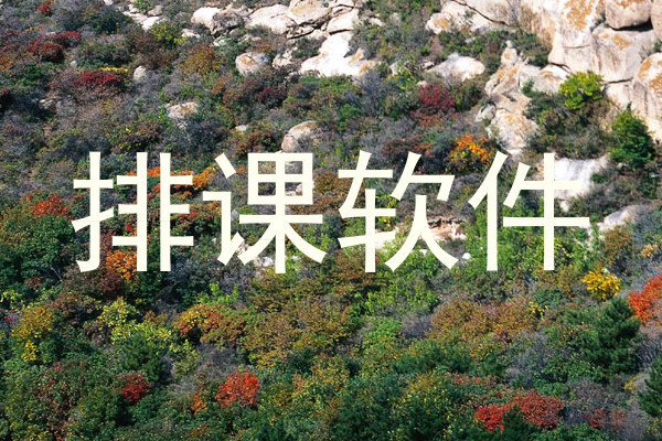 排课软件