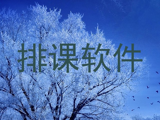 排课软件