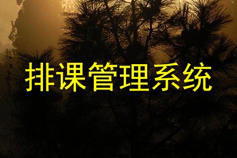 排课管理系统