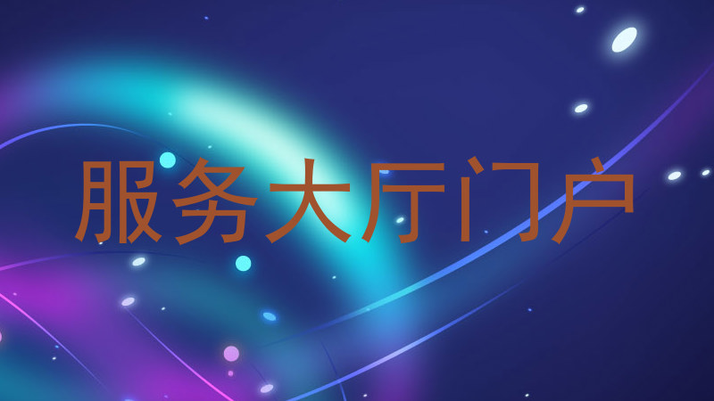 服务大厅门户