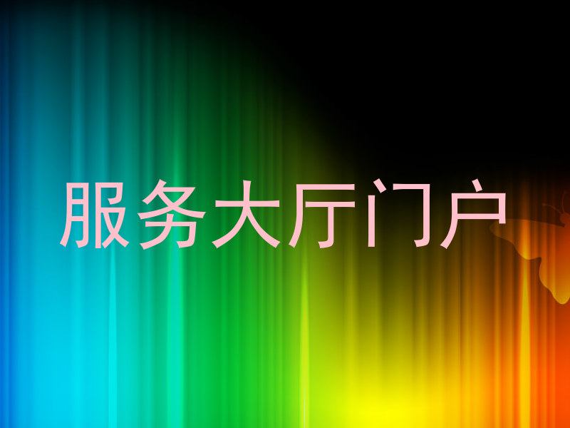 服务大厅门户