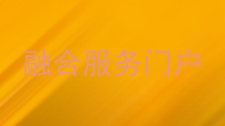 融合服务门户