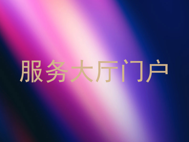 服务大厅门户