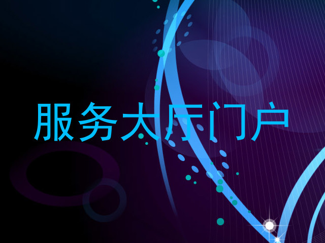 服务大厅门户