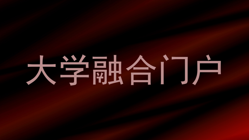 大学融合门户