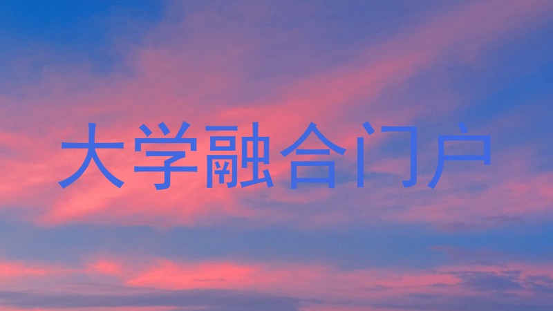 大学融合门户