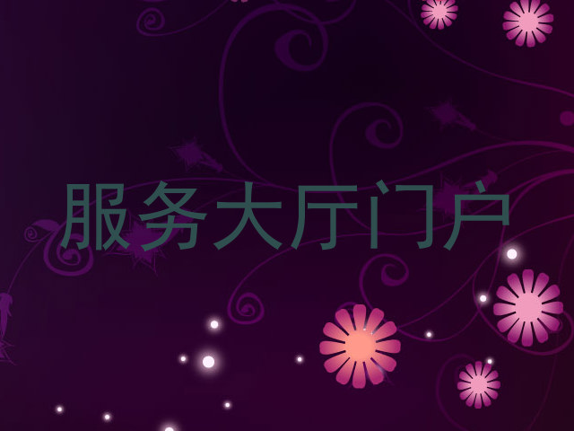 服务大厅门户