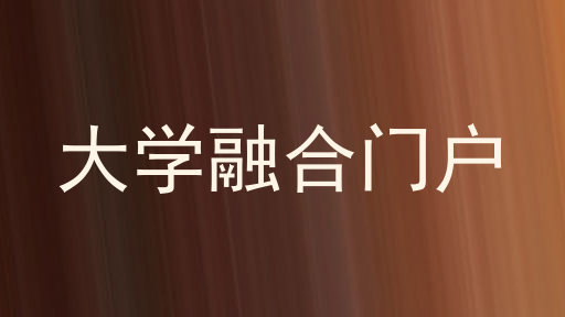 大学融合门户