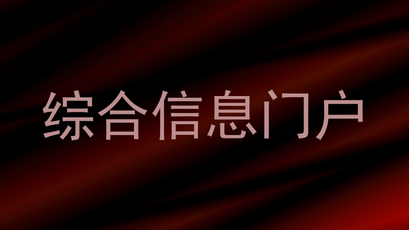 综合信息门户
