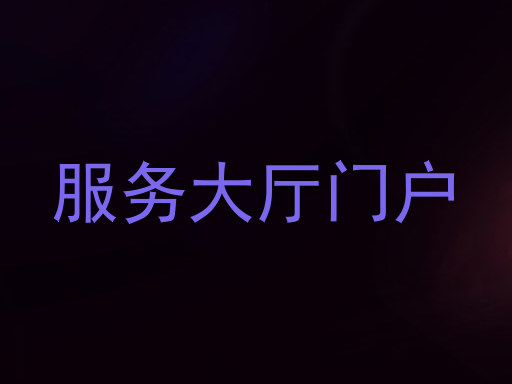 服务大厅门户